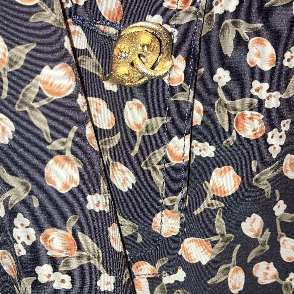 Vintage floral mini dress - Picture 11 of 13